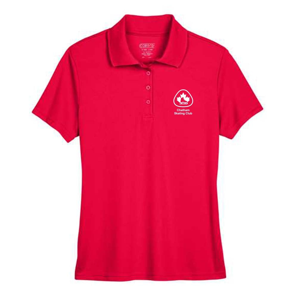 Chatham Skating Club Ladies' Performance Pique Polo