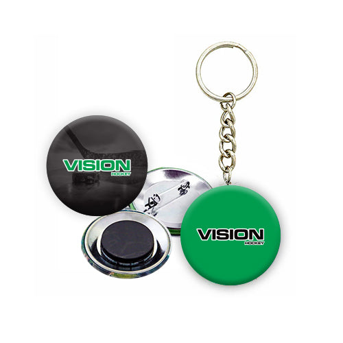 Vision Button, Magnet, Keychain