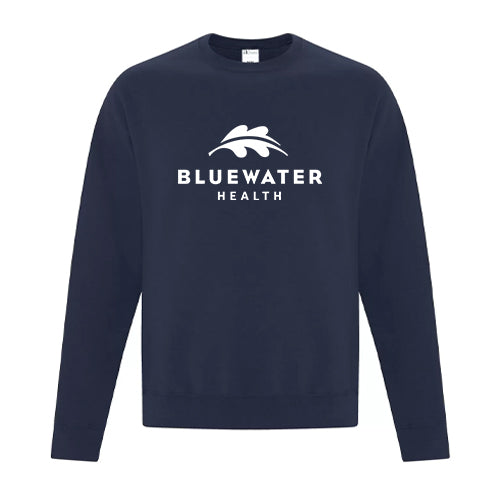 Bluewater Health Adult Everyday Fleece Crewneck Sweatshirt