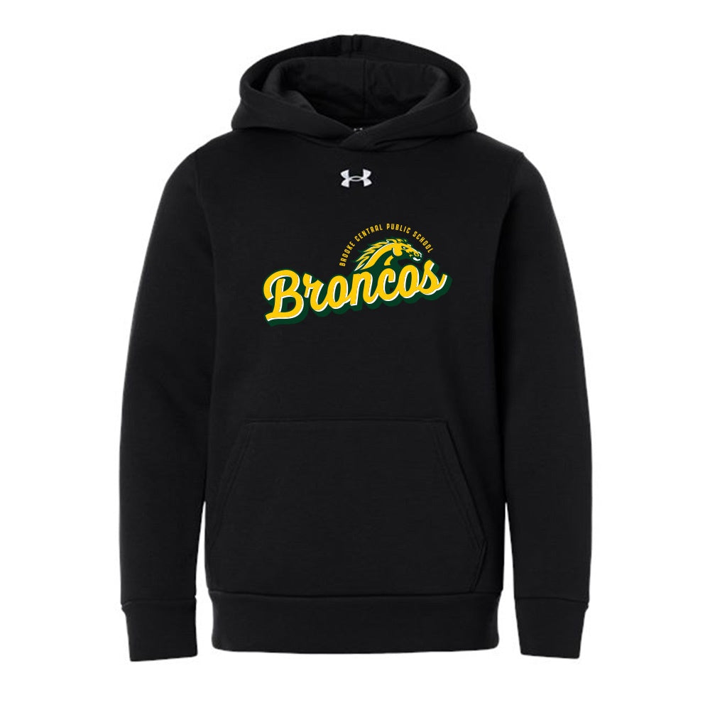 Brooke Central Youth Under Armour Team Icon Fleece Hooded Sweatshirt