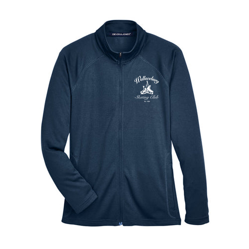 Wallaceburg Skating Club Ladies' Stretch Tech-Shell Compass Full-Zip