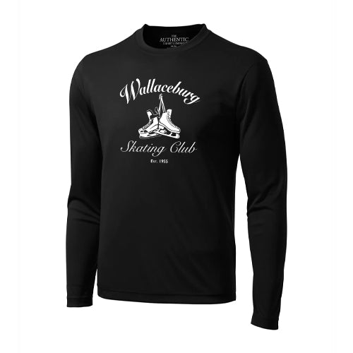 Wallaceburg Skating Club Adult Pro Team Long Sleeve T-Shirt