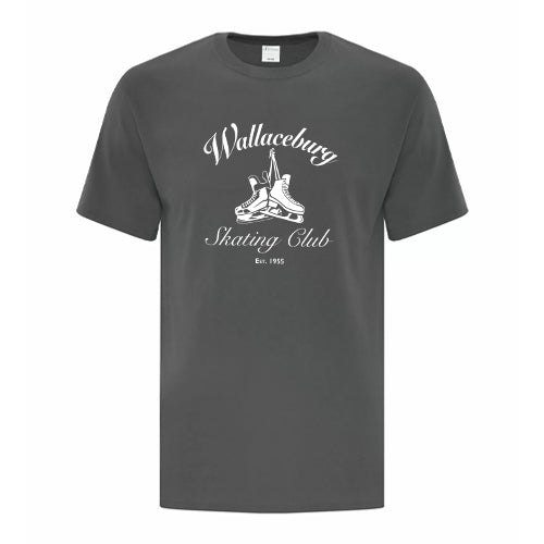 Wallaceburg Skating Club Adult Everyday Cotton T-Shirt