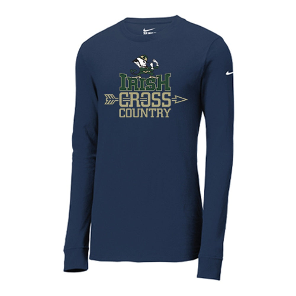 St. Pats XC Adult Nike Dri-FIT Cotton/Poly Long Sleeve Tee