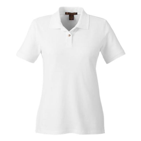 HARRITON LADIES RINGSPUN COTTON PIQUÉ SHORT-SLEEVE POLO