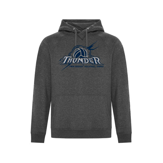 Twin Bridges Volleyball Adult ESActive Vintage Hooded Sweatshirt