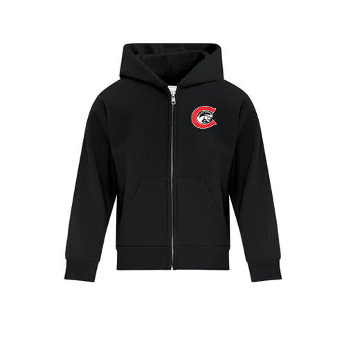 Camlachie Cougars Youth Everyday Fleece Full Zip Hooded Sweatshirt