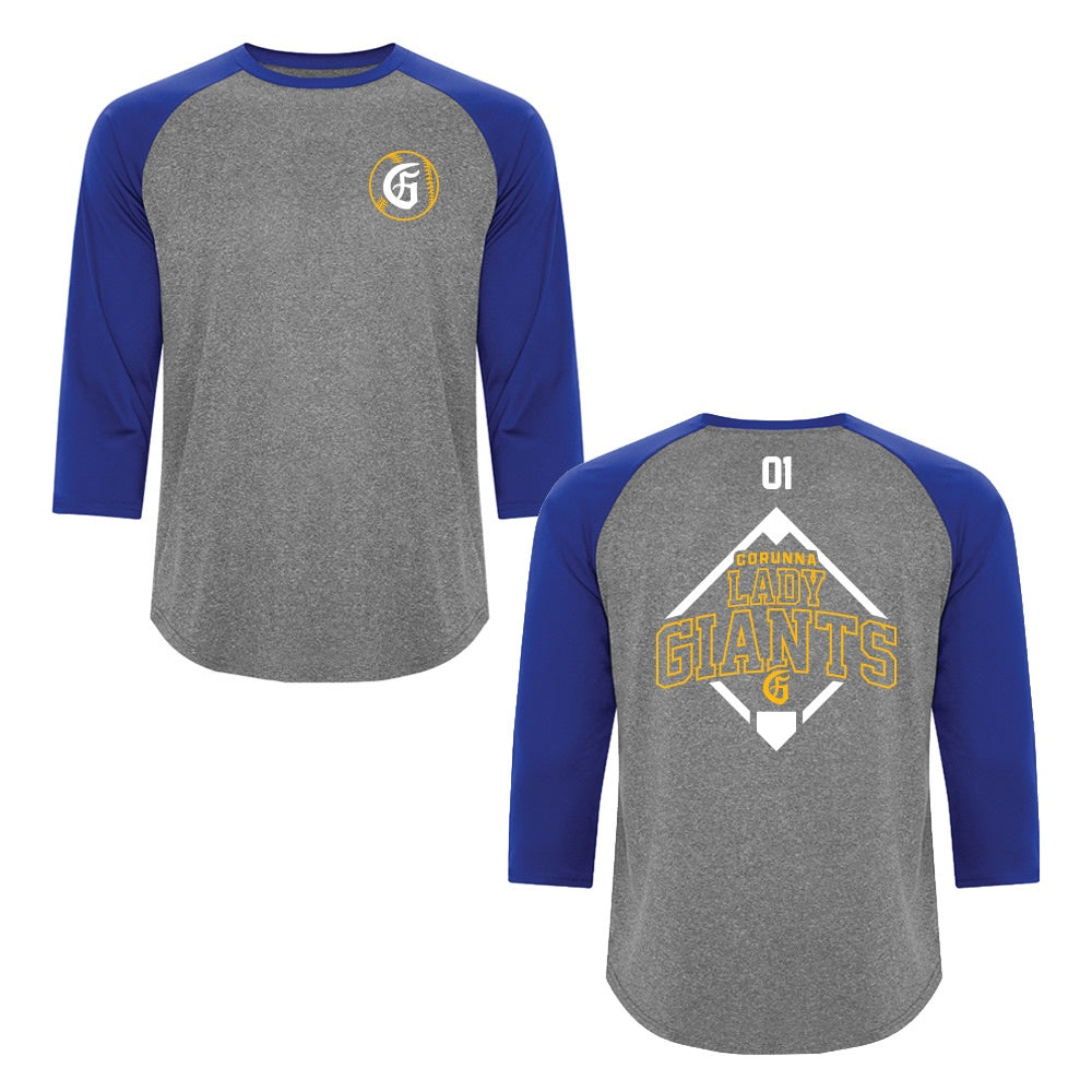 Corunna Lady Giants Youth Pro Team Baseball Jersey