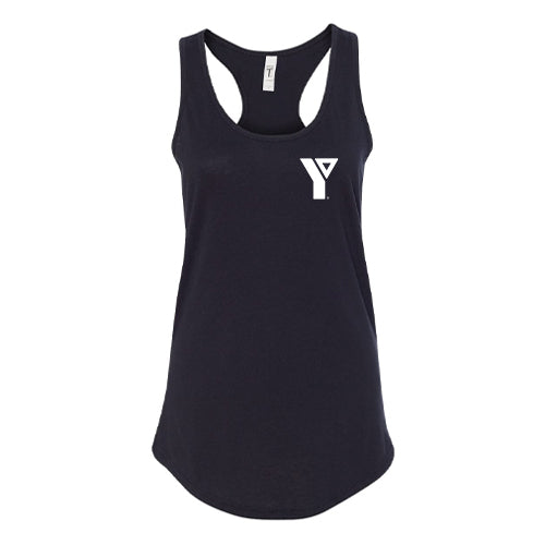 YMCA Staff Ladies' Next Level Ideal Racerback T-Shirt