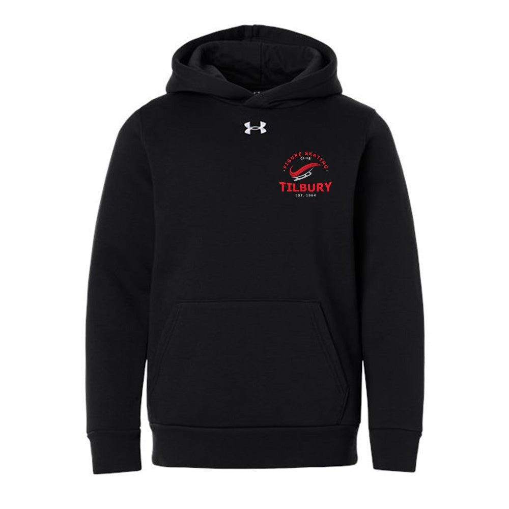 Tilbury Figure Skating Youth Under Armour Team Icon Fleece Hooded Sweatshirt (Alt. Logo)