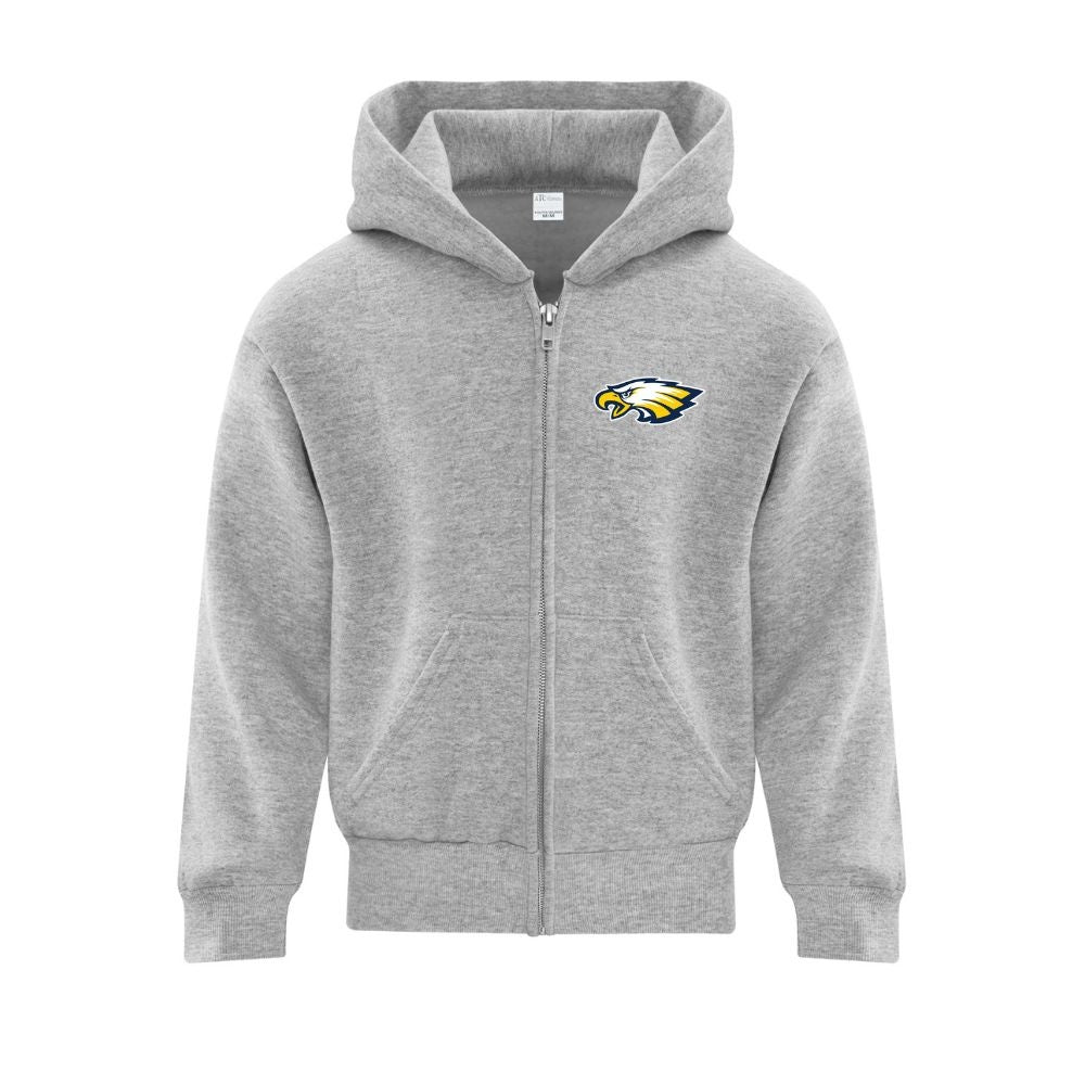 Dawn-Euphemia Youth Fleece Full Zip Hooded Sweatshirt