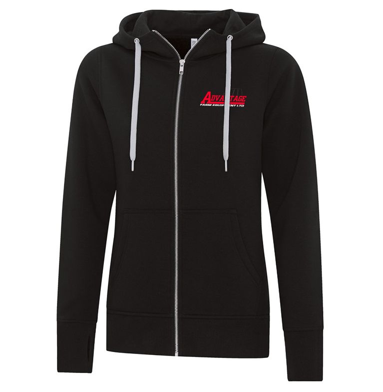 Advantage - Fleece Full Zip Hooded Sweatshirt - Ladies