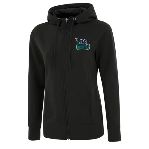 Gregory Hogan Ladies' Game Day Fleece Full Zip Hooded Sweatshirt