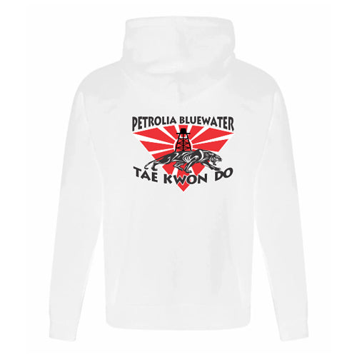 Petrolia Bluewater Tae Kwon Do Adult Fleece Full Zip Hooded Sweatshirt