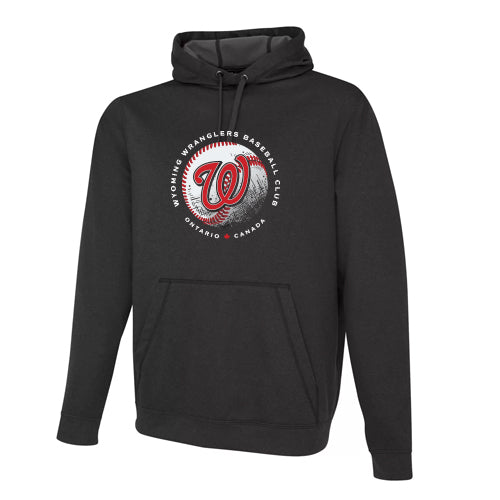Wyoming Wranglers Youth Performance Polyester Hooded Sweatshirt