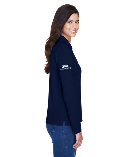S&R - Ladies' Performance Long-Sleeve Piqué Polo