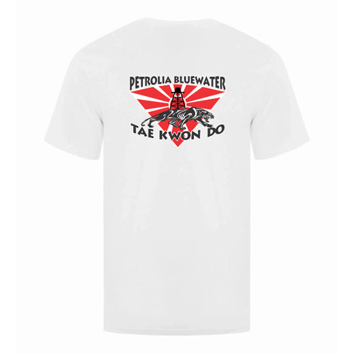 Petrolia Bluewater Tae Kwon Do Adult Cotton T-Shirt