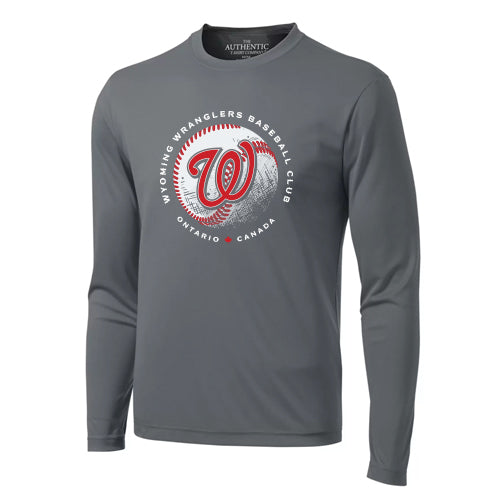 Wyoming Wranglers Adult Performance Long Sleeve Shirt