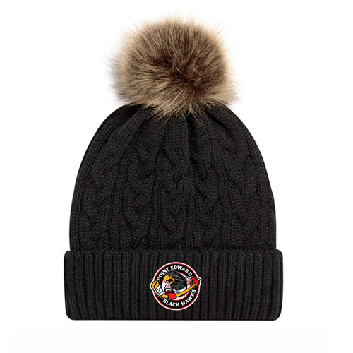 PEMAA Faux Fur Pom Pom Toque