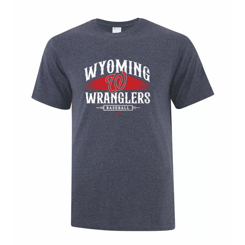 Wyoming Wranglers Adult Vintage Cotton T-Shirt