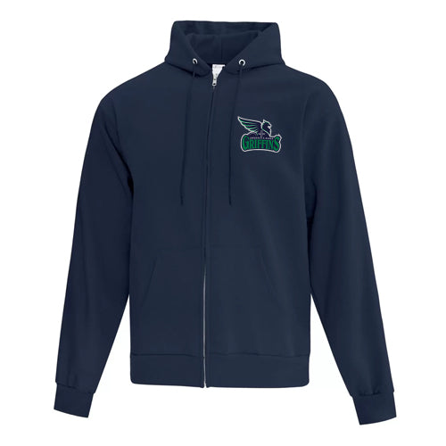 Gregory Hogan Adult Everyday Fleece Full Zip Hooded Sweatshirt