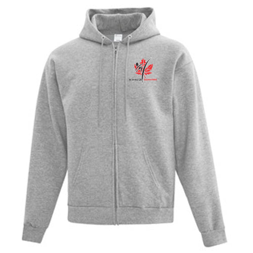 Petrolia Bluewater Tae Kwon Do Adult Fleece Full Zip Hooded Sweatshirt