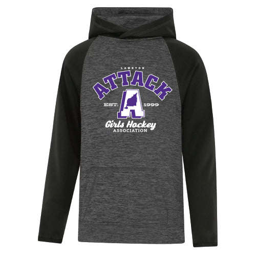 Lambton Attack Youth Two-Tone Fleece Hoodie