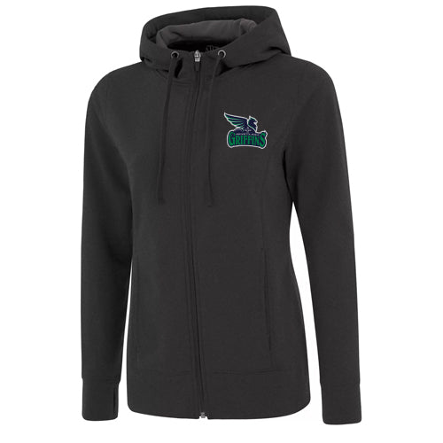 Gregory Hogan Ladies' Game Day Fleece Full Zip Hooded Sweatshirt