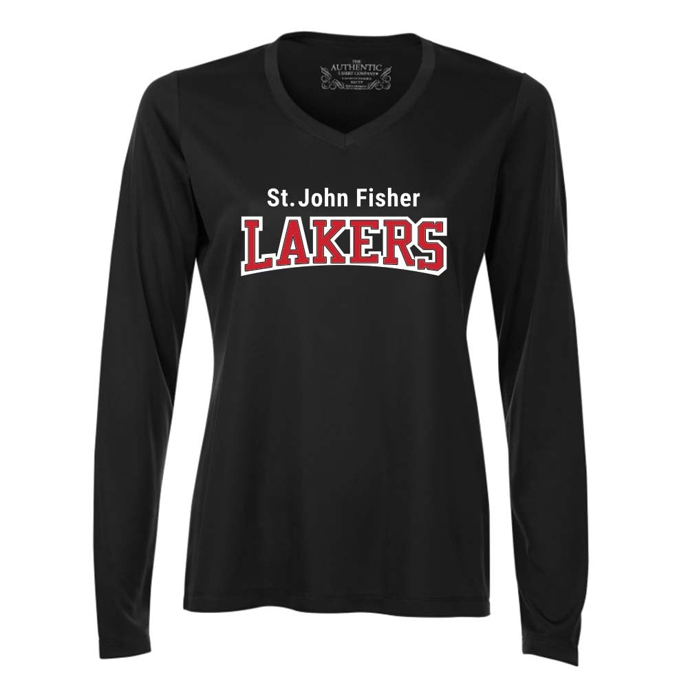 St. John Fisher Ladies' Pro Team Long Sleeve V-Neck