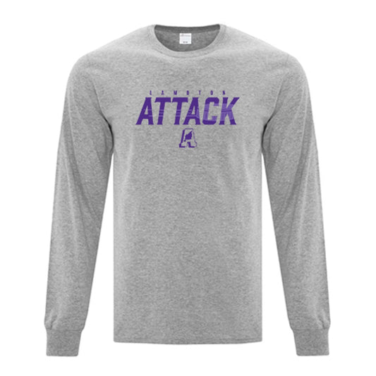 Lambton Attack Adult Cotton Long Sleeve Shirt