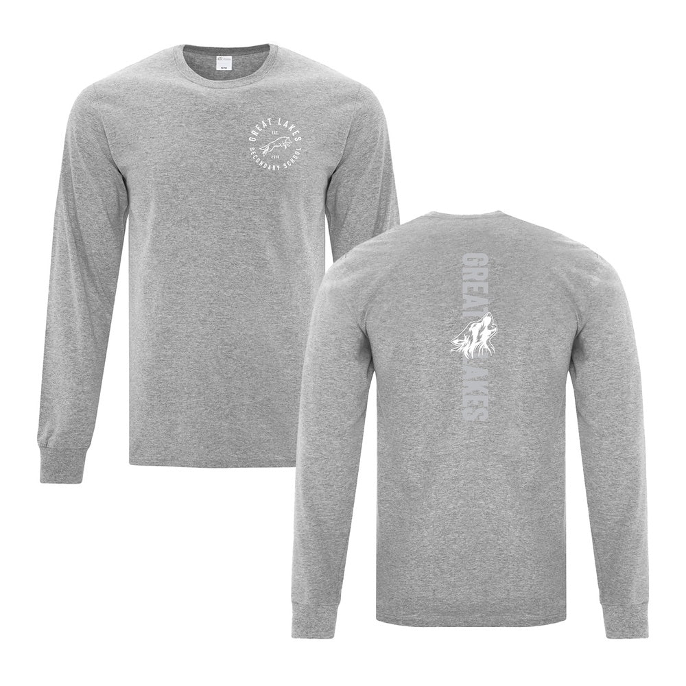 Great Lakes Adult Cotton Long Sleeve T-Shirt