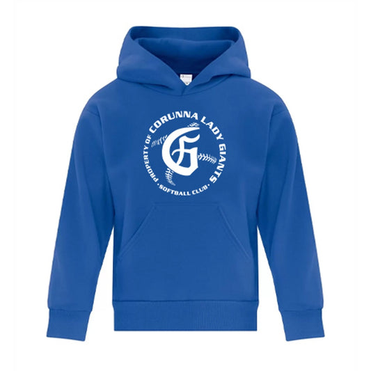 Corunna Lady Giants Youth Everyday Fleece Hooded Sweatshirt