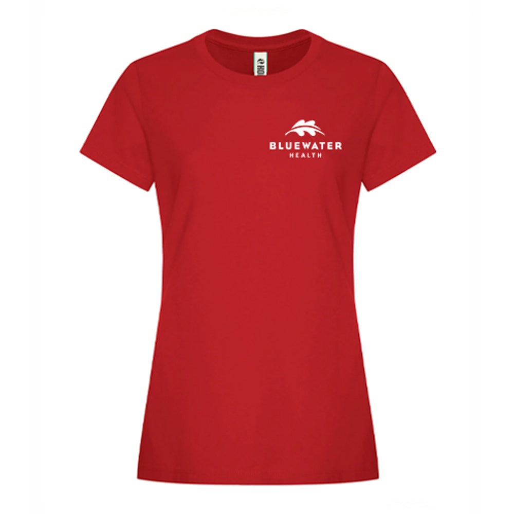 Bluewater Health Ladies' Element Ring Spun Cotton Tee