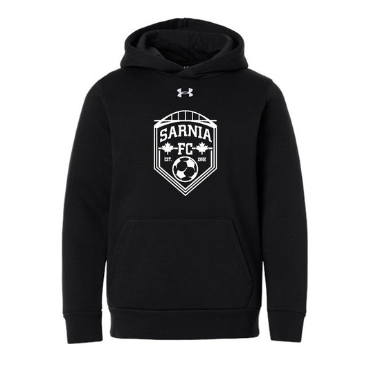 Sarnia FC Youth Under Armour Team Icon Fleece Hooded Sweatshirt