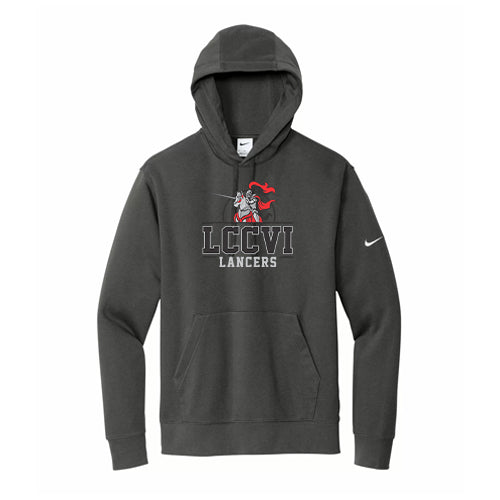 Lambton Central Adult Nike Club Fleece Sleeve Swoosh Pullover Hoodie
