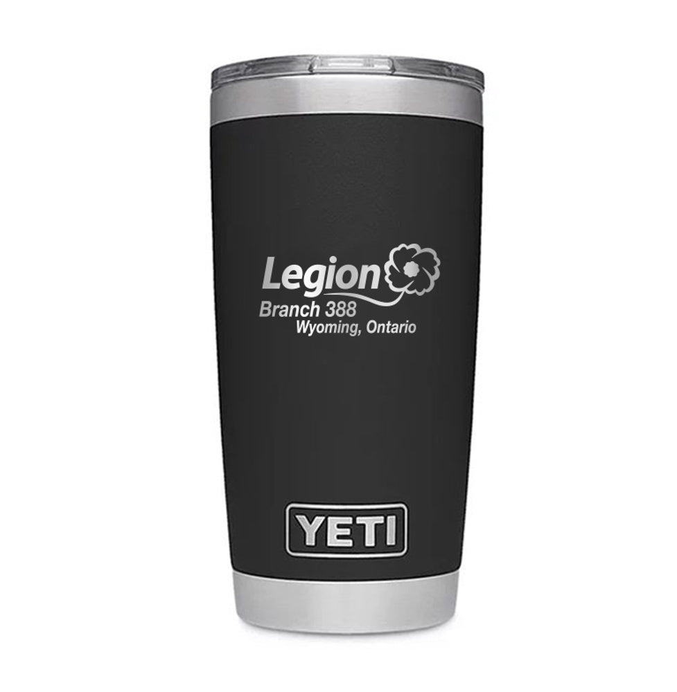 Wyoming Legion Branch 388 20oz Yeti Tumbler
