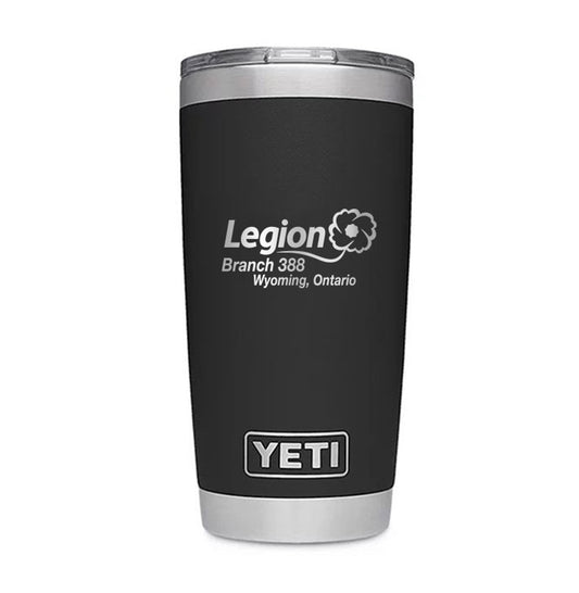 Wyoming Legion Branch 388 20oz Yeti Tumbler