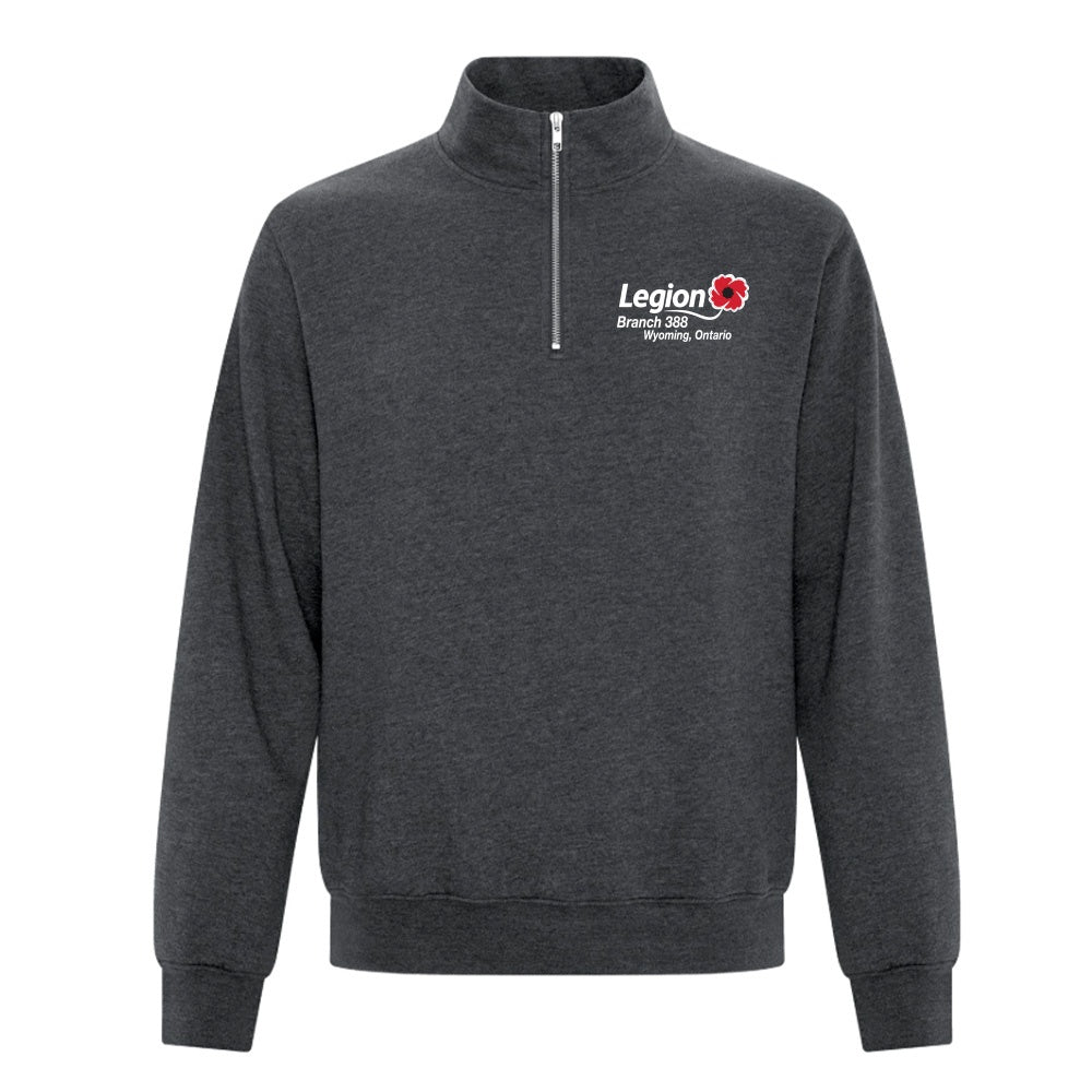 Wyoming Legion Branch 388 Adult Fleece 1/4 Zip Sweatshirt
