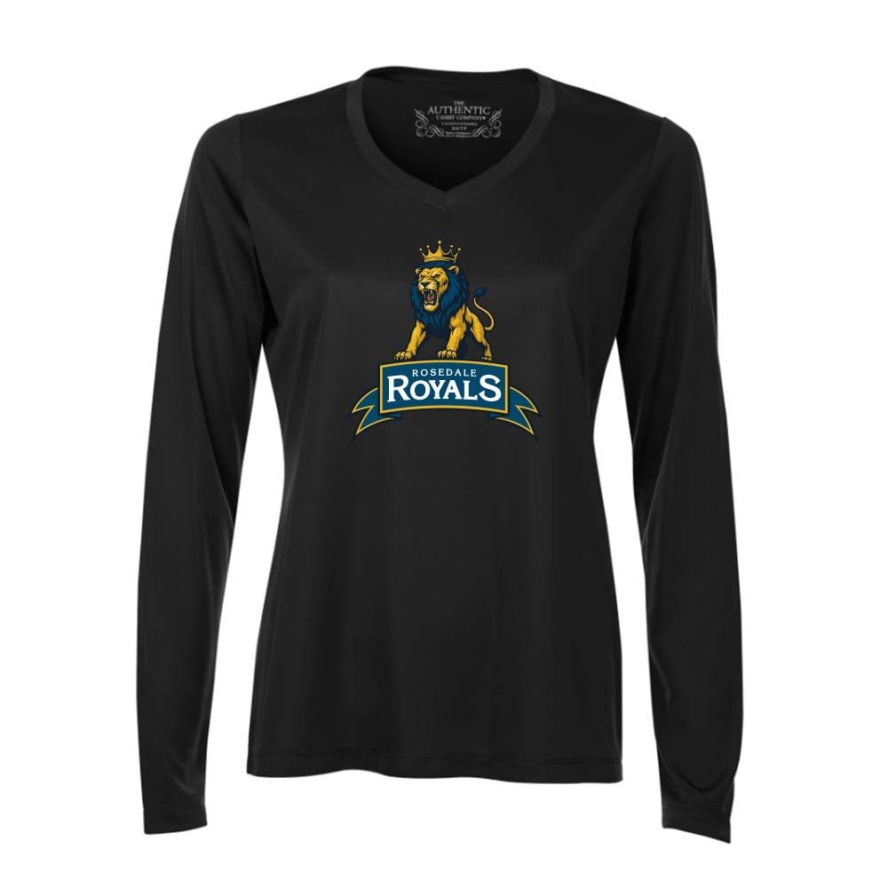 Rosedale Ladies' Pro Team Long Sleeve V-Neck