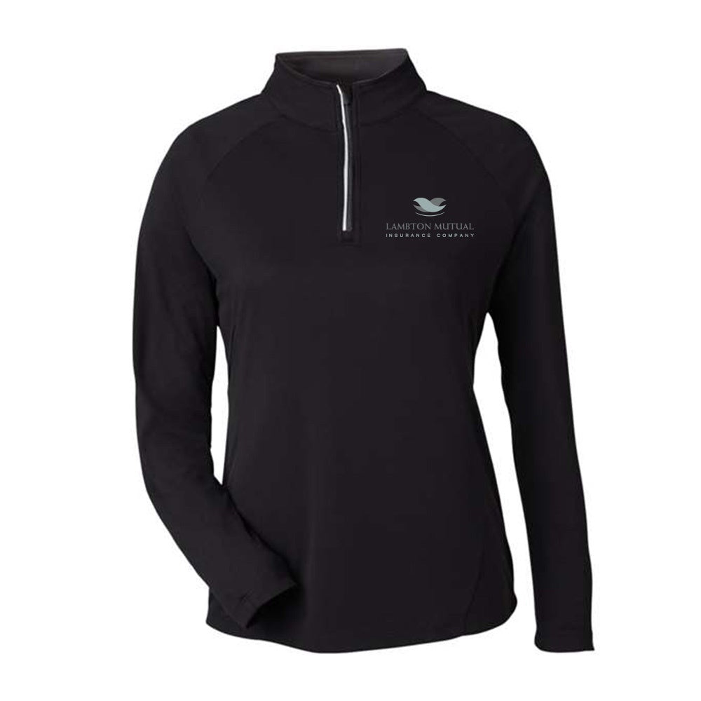 Lambton Mutual Insurance Ladies' Origin Performance Pique 1/4 Zip Pullover