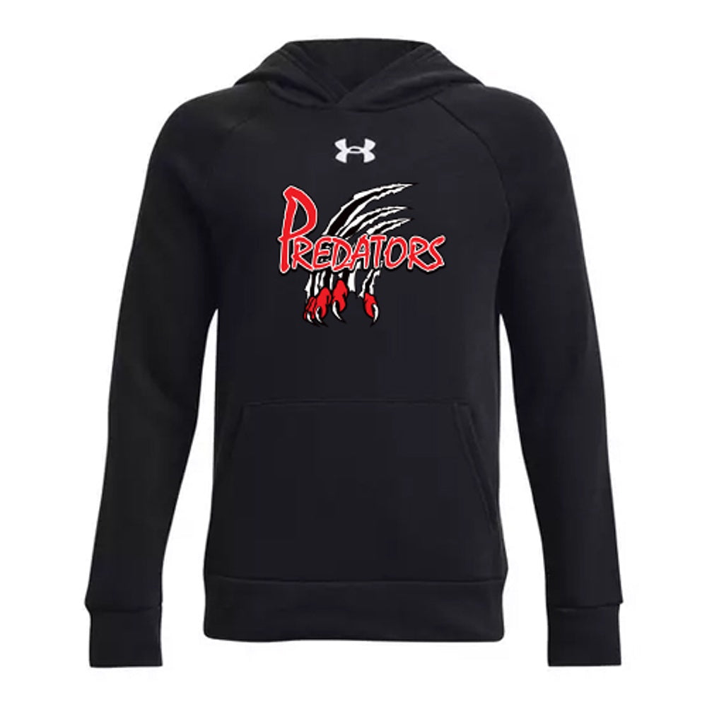 Lambton Shores Predators Youth Under Armour Rival Fleece Hoodie