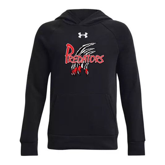 Lambton Shores Predators Youth Under Armour Rival Fleece Hoodie