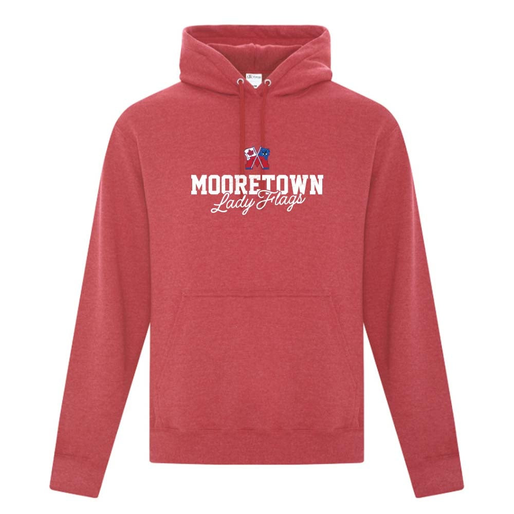 Mooretown Lady Flags Adult Fleece Hooded Sweatshirt