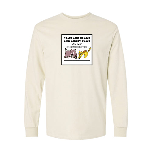 Jaws and Claws Ultra Cotton Long Sleeve T-Shirt