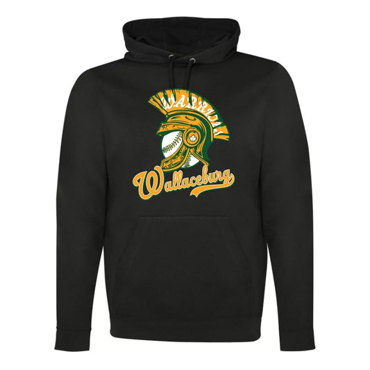 Wallaceburg Minor Baseball Adult Game Day Fleece Hooded Sweatshirt