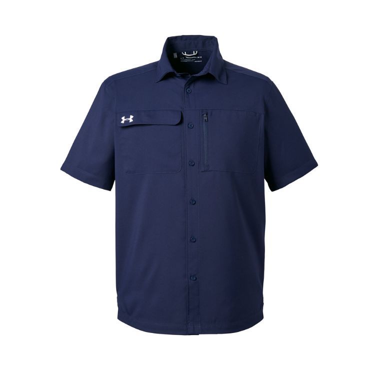 UNDER ARMOUR MENS MOTIVATE COACH WOVEN SHIRT
