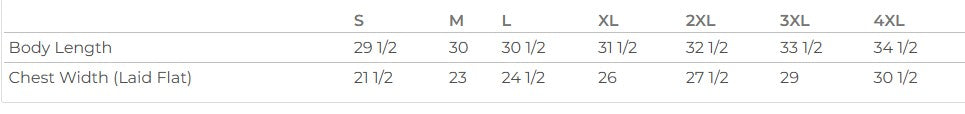 Men's Sizing Chart