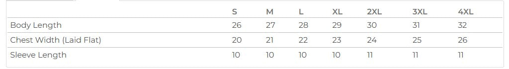 Men's Sizing Chart