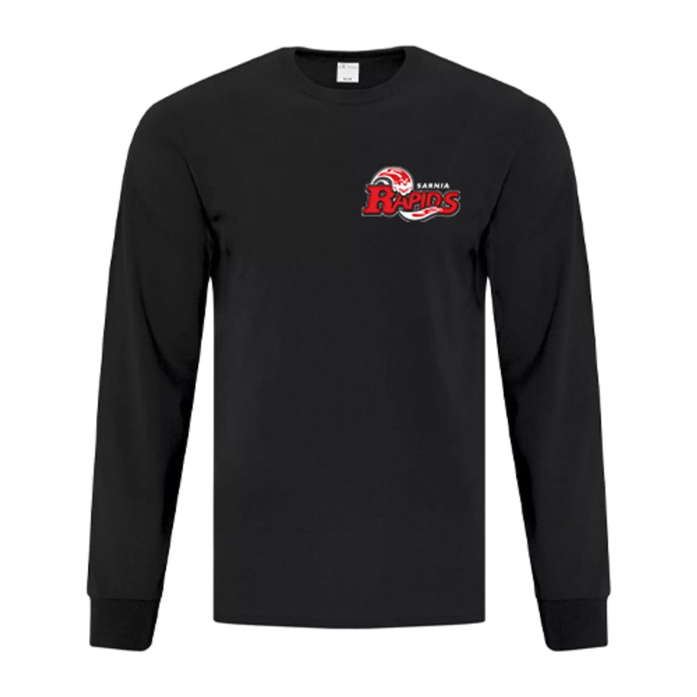 Sarnia Rapids Swim Adult Everyday Cotton Long Sleeve T-Shirt