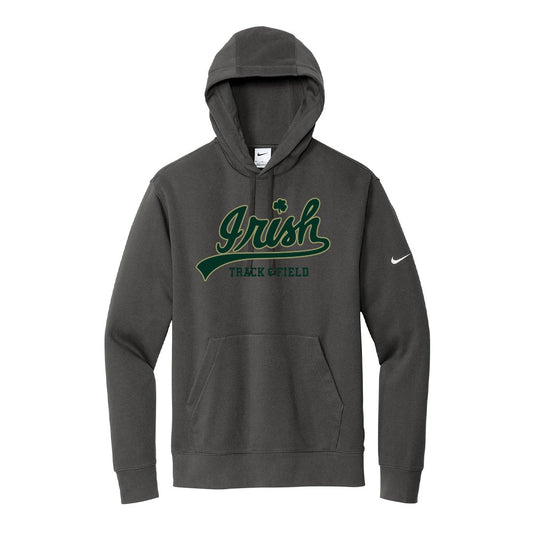 St Pats Track & Field Adult Nike Club Fleece Swoosh Pullover Hoodie